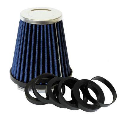 FILTRO SPORTIVO CONICO COLORE BLUUNIVERSALE