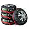 4 BORSE COPRIRUOTE DIAMETRO MIN 62 MAX 74 CM