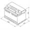 BATTERIA BOSCH S4 72AH