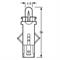RING LAMPADA ZOCC. NERO 12V 1,2W