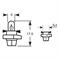 RING LAMPADA ZOCC. BLU 12V 1,2W