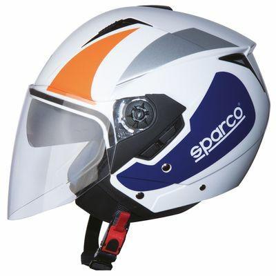 #43494 SPARCO CASCO SP503 BIANCO / ARANCIO L