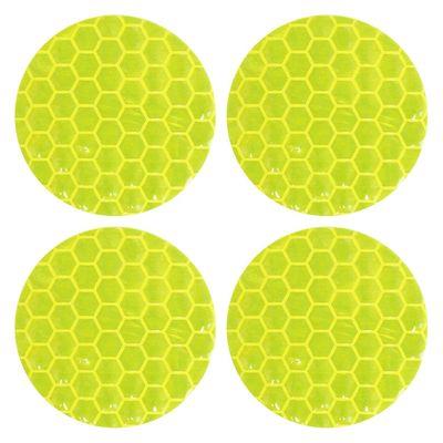 KIT 4 YELLOW ROUND STICHERS D.30mm