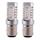 SET 2PZ.LAMPADE LED ROSSO 12V BAY15D HIGH-POWER 2 LUCI