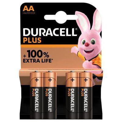 DURACELL STILO AA PLUS 100 BLIST.4PZ