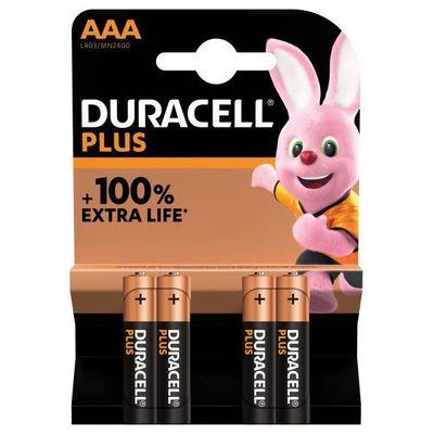 DURACELL PLUS PILA MINISTILO AAA 4PZ.