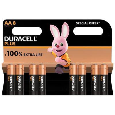 DURACELL STILO PLUS 100 AA BLIST.8PZ