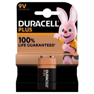 DURACELL PLUS transistor 9v 100 B1