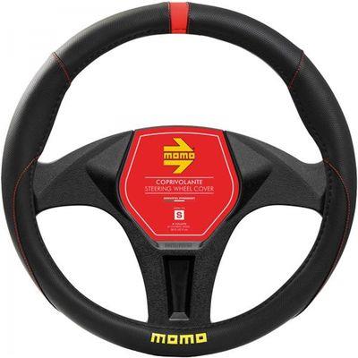 MOMO COPRIVOLANTE 38-39CM ELEGANT NERO ROSSO