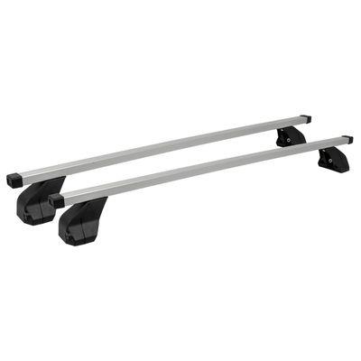 2 BARRE (senza kit)cm112 ACCIAIO Silverline Grigie