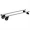 2 BARRE (senza kit)cm112 ACCIAIO Silverline Grigie