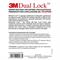 2 PZ. DUAL LOCK 3M ADESIVO MULTIUSO NERO
