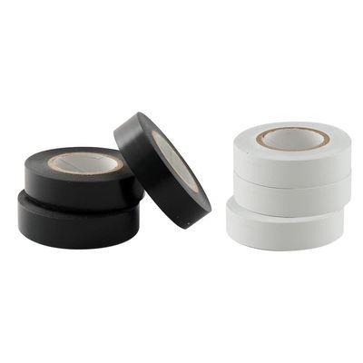 6 ROTOLI NASTRO ISOLANTE (3 NERI 3 BIANCHI) 15 MM X 10 M
