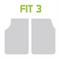 TAPPETI GOMMA ANT.RUBBERFIT-3 NERO