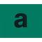 ADESIVO LETTERAA VERDE