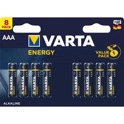 PILE VARTA AAA MINISTILO ENERGY X 8 MEGAPACK