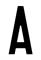 BUSTA 10 LETTERE ADESIVE -A- 4X8 CM X TARGA