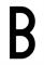 BUSTA 10 LETTERE ADESIVE -B- 4X8 CM X TARGA