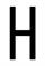 BUSTA 10 LETTERE ADESIVE -H- 4X8 CM X TARGA
