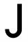BUSTA 10 LETTERE ADESIVE -J- 4X8 CM X TARGA