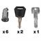 THULE 6 CHIAVI NEW ONE KEY SYSTEM 4506