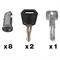 THULE 8 CHIAVI NEW ONE KEY SYSTEM 4508
