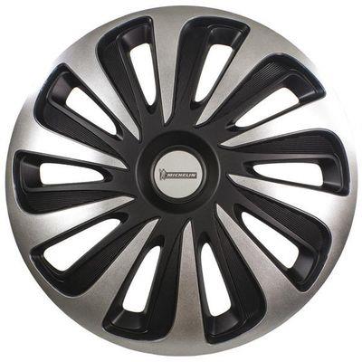 MICHELIN SCATOLA 4 COPRICERCHI 15 NVS 3D BLACK EDITION