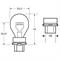 RING LAMPADA 12V 27/7W 2 FILAMENTI ARANCIO