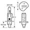 LAMPADA H1 RING 12V 55W