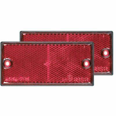 RING 2 CATADIOTTRI POSTERIORI ROSSI CON ADESIVO