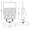 #RING FARO DA LAVORO MAGNETICO A LED MM90 12/24V