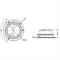 #LAMPEGGIANTE LED ARANCIO LAMPEGG.ULTRASLIM FISS.A VITI DIAM