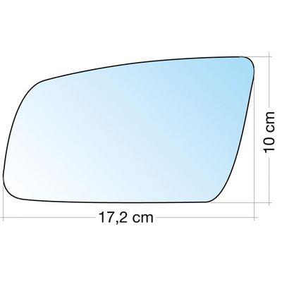 SOLO VETRO SX ASFERICO BMW SERIE 5 04>10