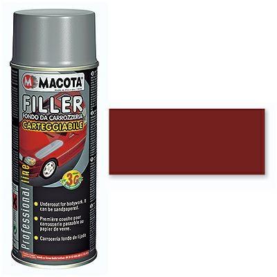 Macota Filler Fondo carteggiabile (Ral 3011) Rosso