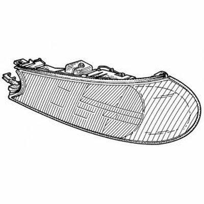 PROIET.SX MONDEO C/PCE 96> H7+H7