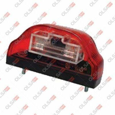 FAN.TARGA ROSSO LED