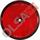 CATADIOTTRO D.60 mm.C/FORO ROSSO
