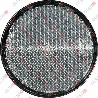 CATADIOTTRO D.80 mm.ADESIVO BIANCO