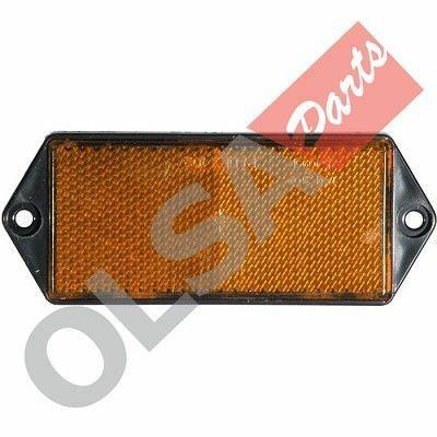 CATADIOTTRO 51x127 ARANCIO C/FORI