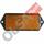 CATADIOTTRO 51x127 ARANCIO C/FORI