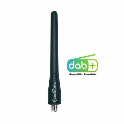 ANTENNA VERA S.RACING MOD.EVO RUBBER IN GOMMA NERA L.10.5 cm