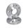 KIT DIST.SPEC. SMART 3X112 SPESSORE 17 MM