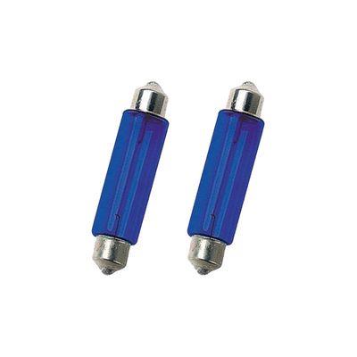 KIT 2 LAMPADINE BIANCHE A SILURO L.36 mm