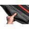 MOMO CUSCINO SEDILE CRB STRIPE NERO ROSSO