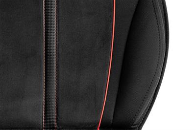 MOMO CUSCINO SEDILE STREET NERO ROSSO