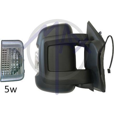 SP.DX MAN. NERO CURVO FR.BIANCA 5W BR.CORTO DOPP.VETRO