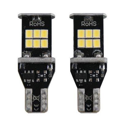 2 LAMPADE LED W16W T10/T15 HP 8,5W 330 LUMENS