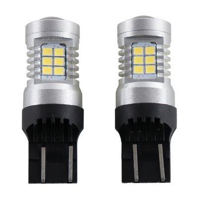 2 LAMPADE LED W21/5W T20 DOPPIO FILAMENTO 30W 12V HP