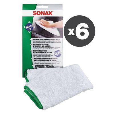 CT 6 SONAX PANNO IN MICROFIBRA PER TESSUTI E PELLE