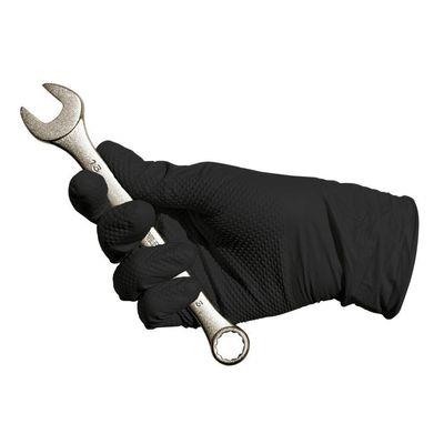 BOX 50 GUANTI VAM DIAMOND GRIP NITRILE NERO L